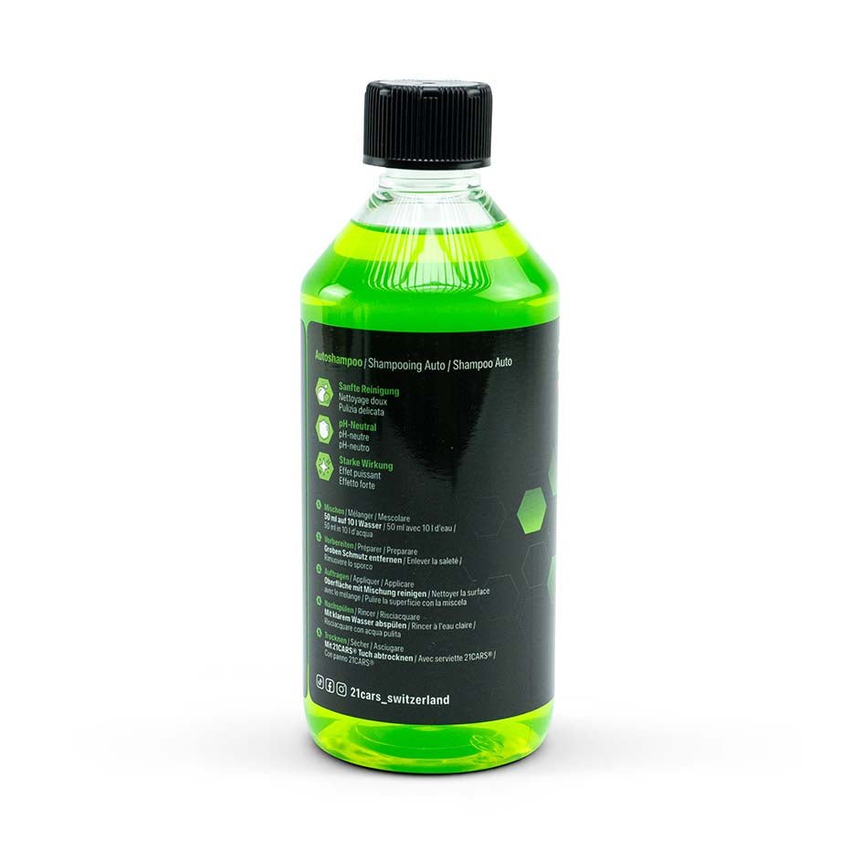 Autoshampoo Glanzklar Limette | 500ml - 21CARS - 21 - 33 - 010 - 05 - 0710497361262