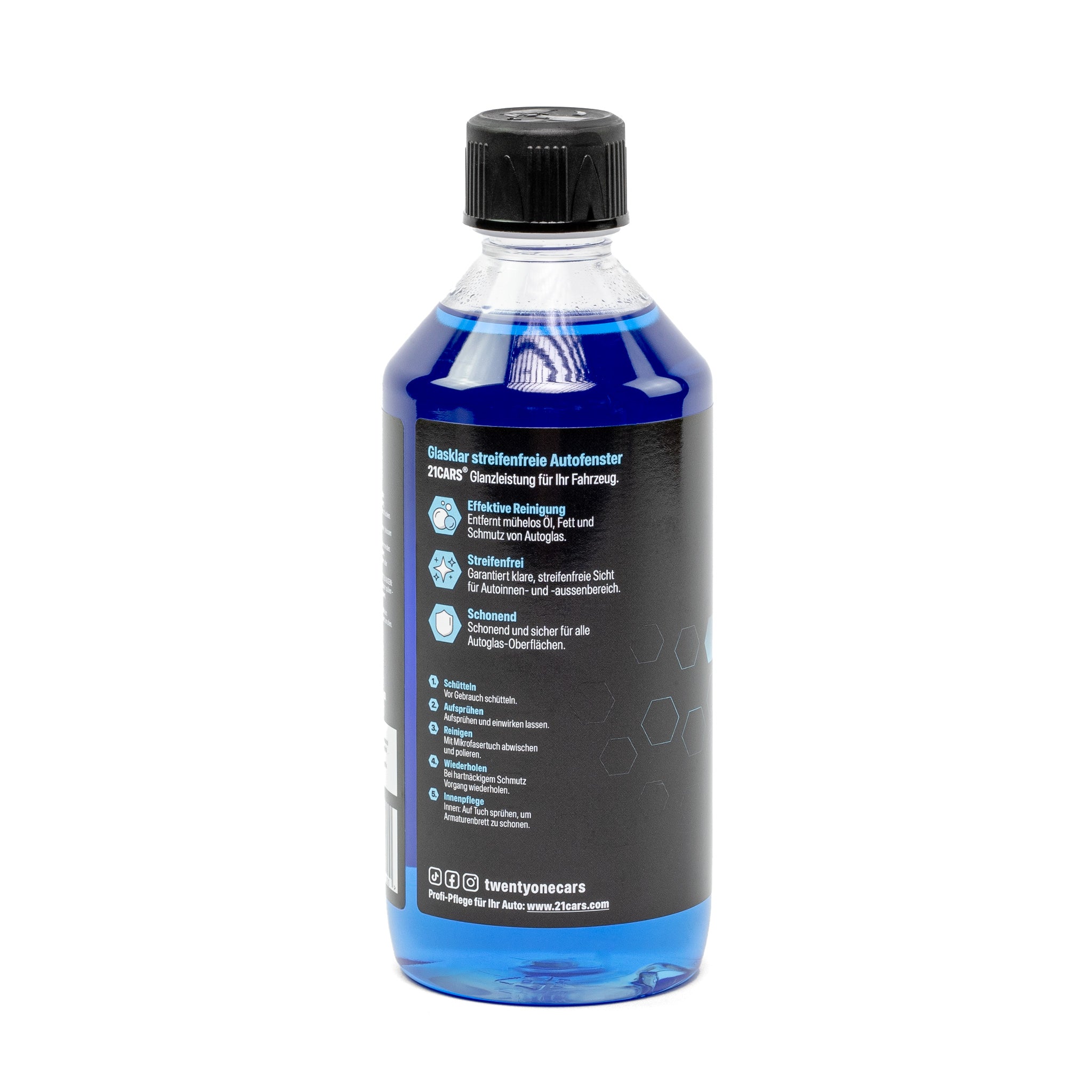 Glasreiniger Glasklar 0.5 Liter | Basic Set - 21CARS - 21 - 33 - 005 - 05 - Set - 1 - 0710497361422