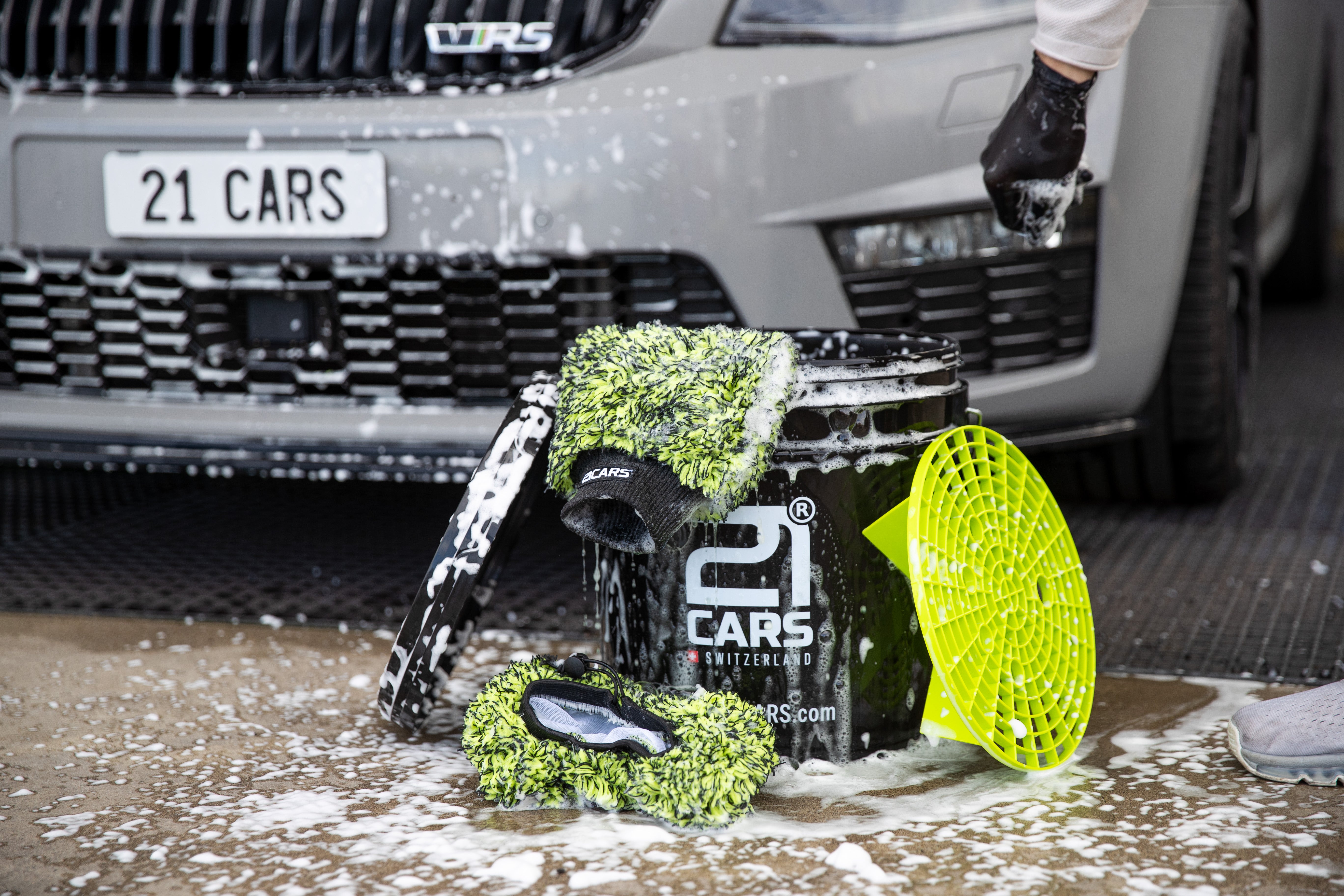 Mikrofaser Reinigungs - und Wasch Handschuh - 21CARS - 21 - 4 - 001 - 0710497361484