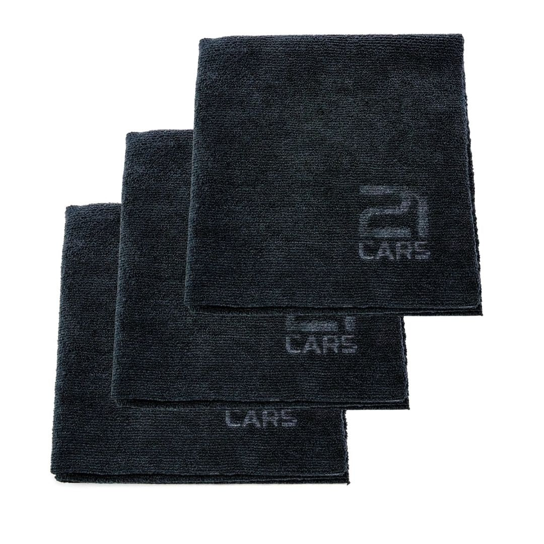 Panno per la cura dell'auto in microfibra senza bordi 21CARS® | 40x40 cm - 380 G/M2