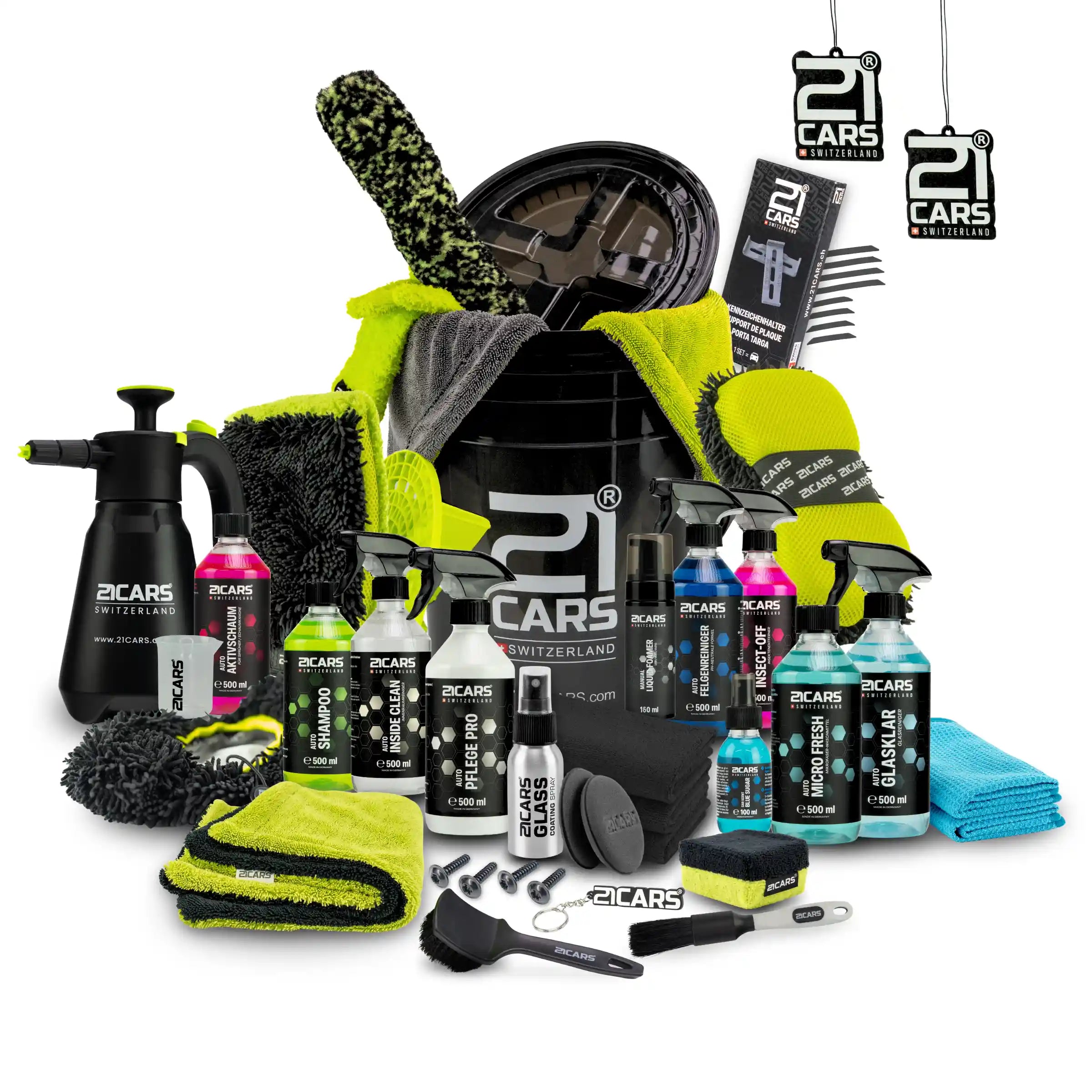 All You need Set Produkt Bild mit allen 21CARS Produkten