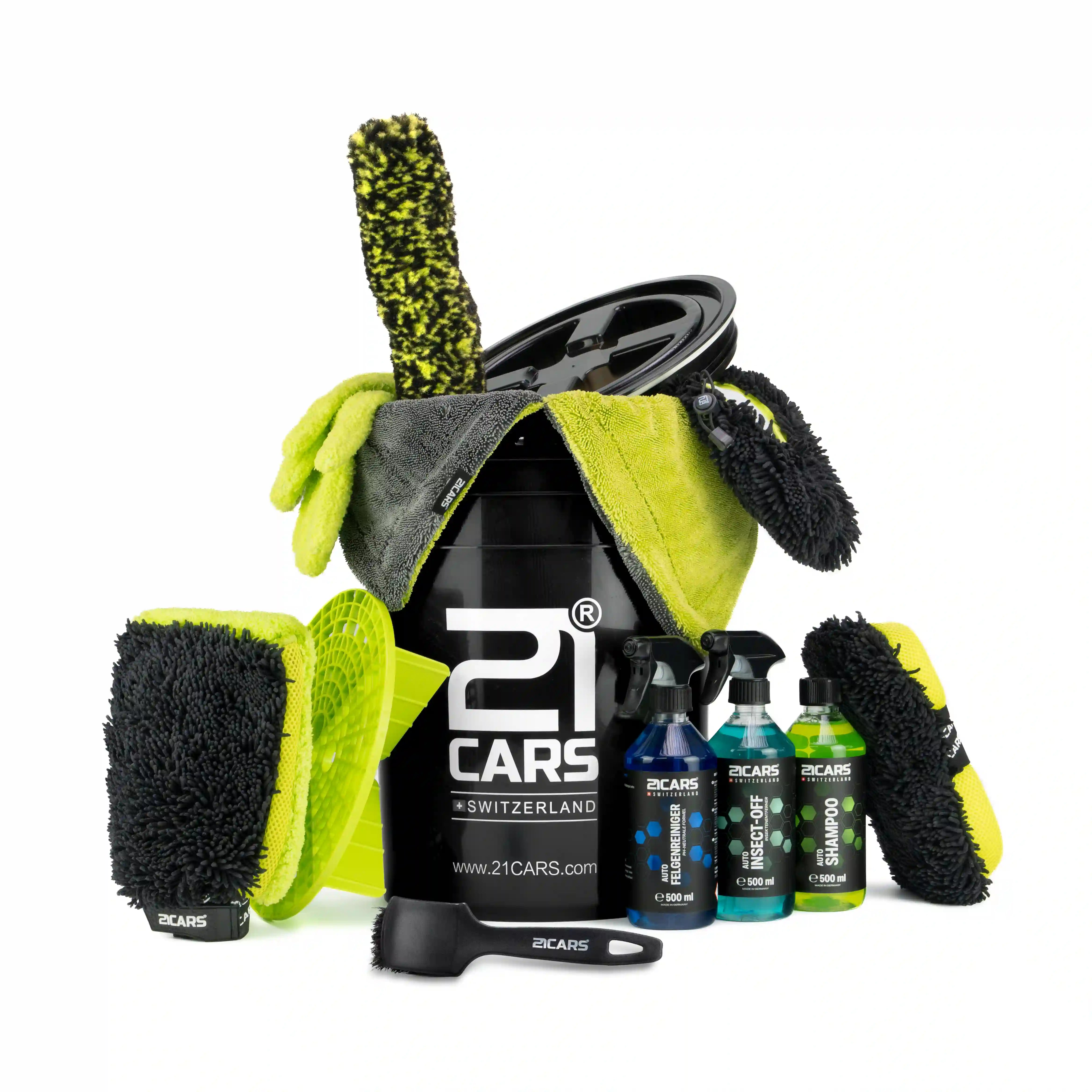 Ensemble de lavage de voiture Ensemble de seau de lavage | Édition noire