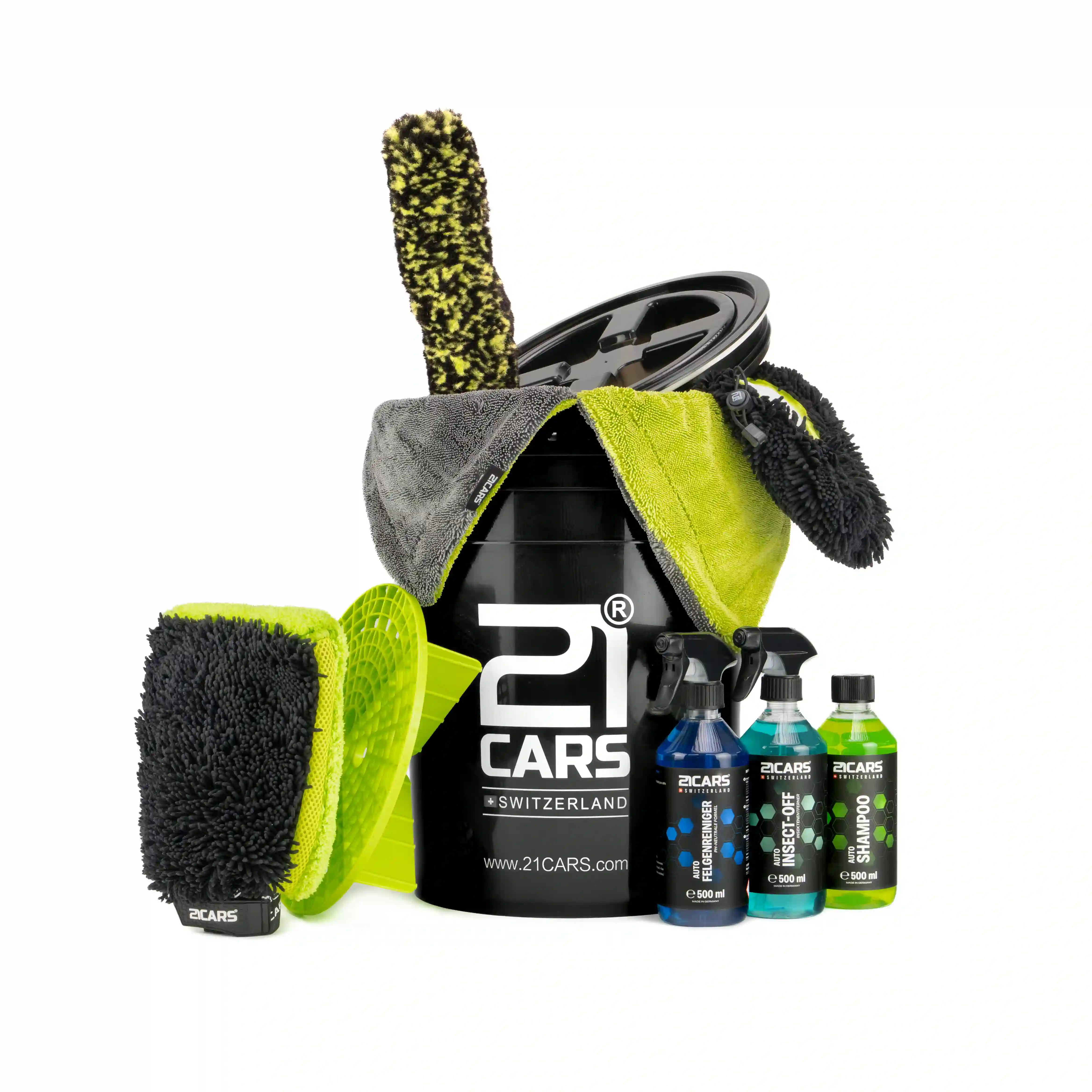 Ensemble de lavage de voiture Ensemble de seau de lavage | Édition noire