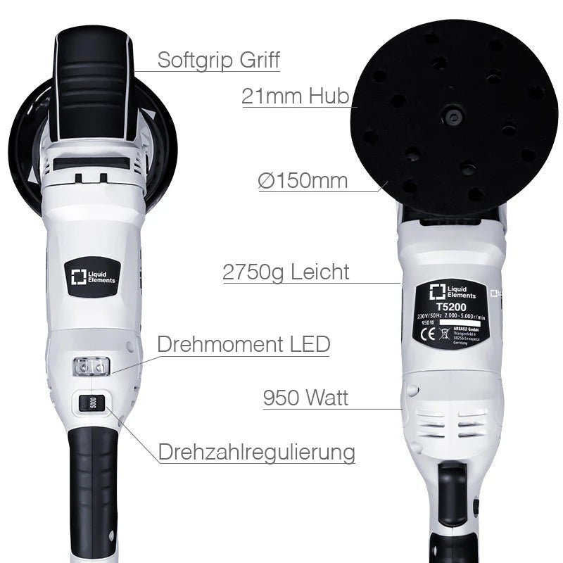 Profi Poliermaschine T5200 - Liquid Elements - M18 - 4260632399408