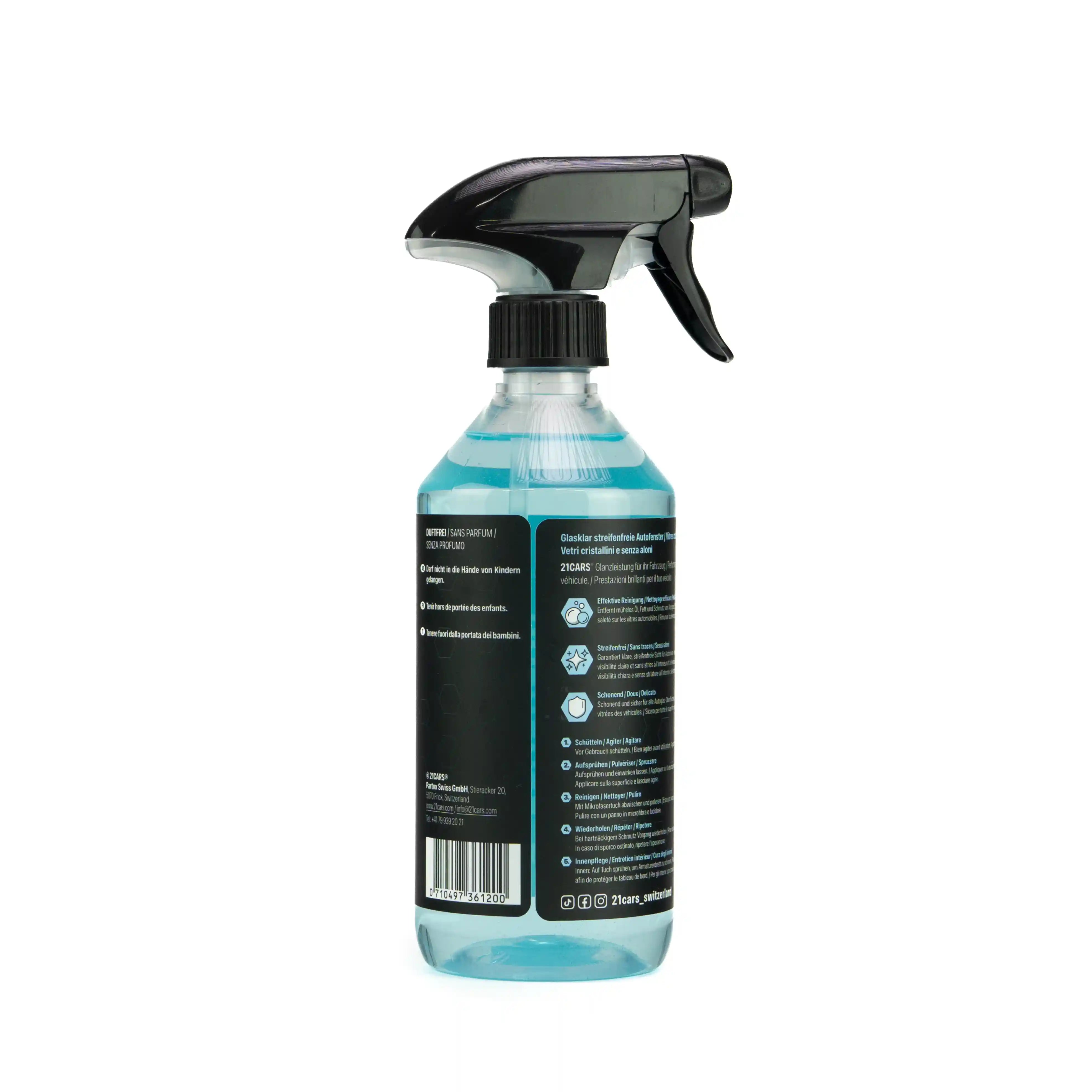 Glass Cleaner Crystal Clear | 0.5 Liter