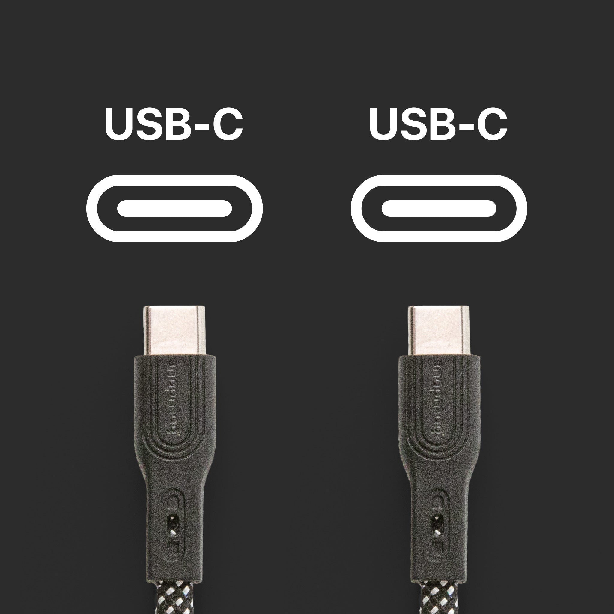Magnetisches USB - C - USB - C | iPhone 15, Android 1.0m | Alle Typ C Geräte - snapmag - SN - C - C - 001 - 1 - 0725765686459