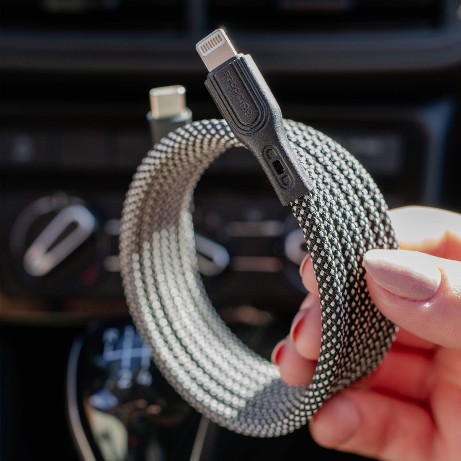 High - Speed Magnetisches USB - C - Lightning Kabel 1.0m | Bis iPhone 14 - snapmag - snapmag - SN - C - L - 001 - 1 - 0725765686411