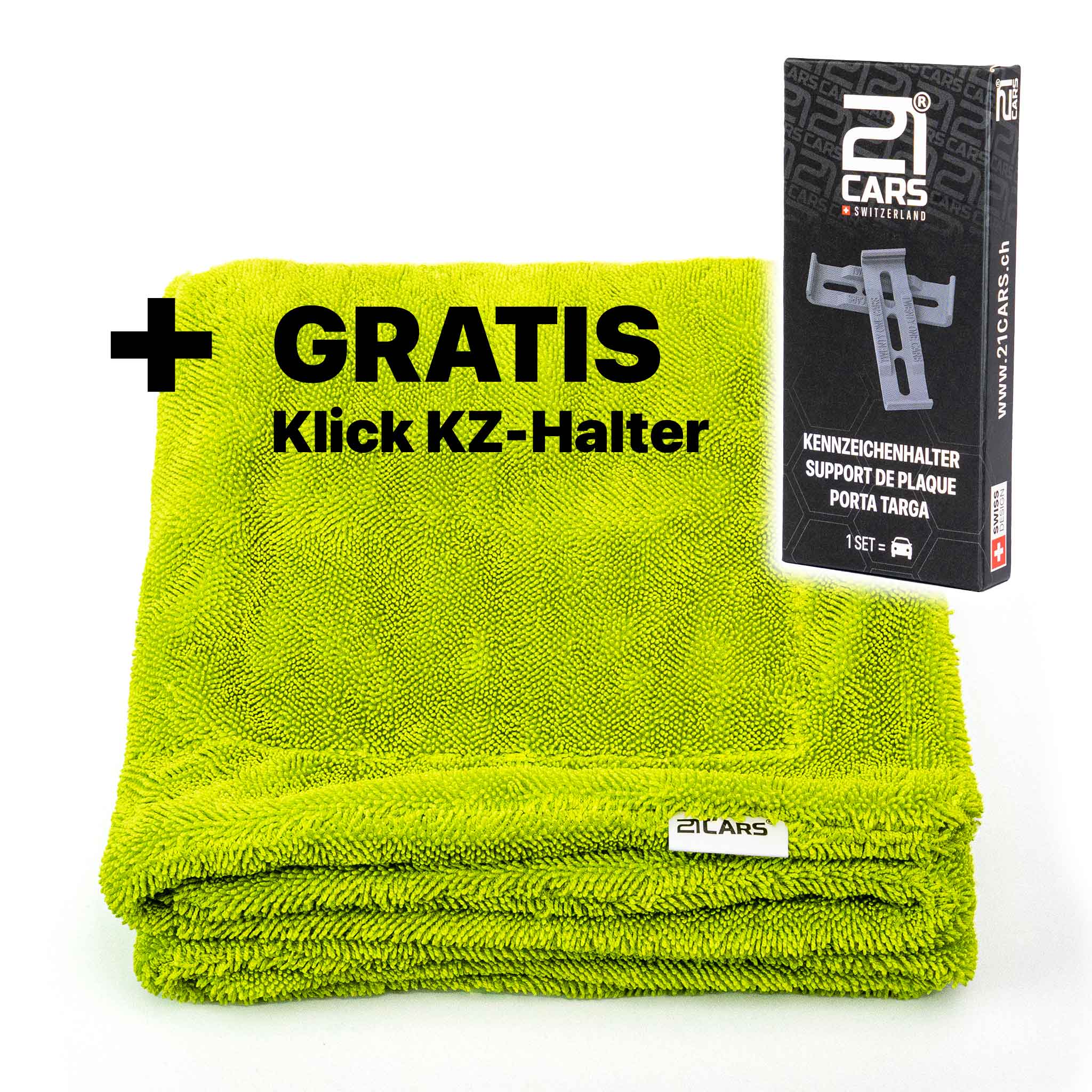 SALE Bundle! XL- Trockentuch + Gratis Kennzeichenhalter