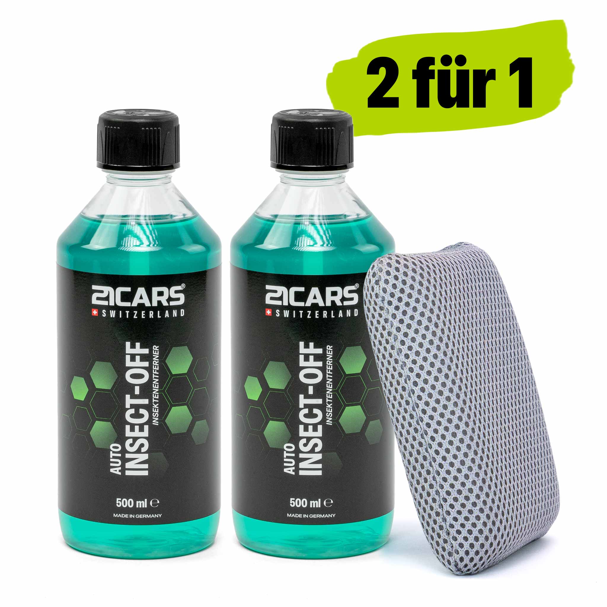 21CARS® anti-insectes 0,5 litre | Pomme verte