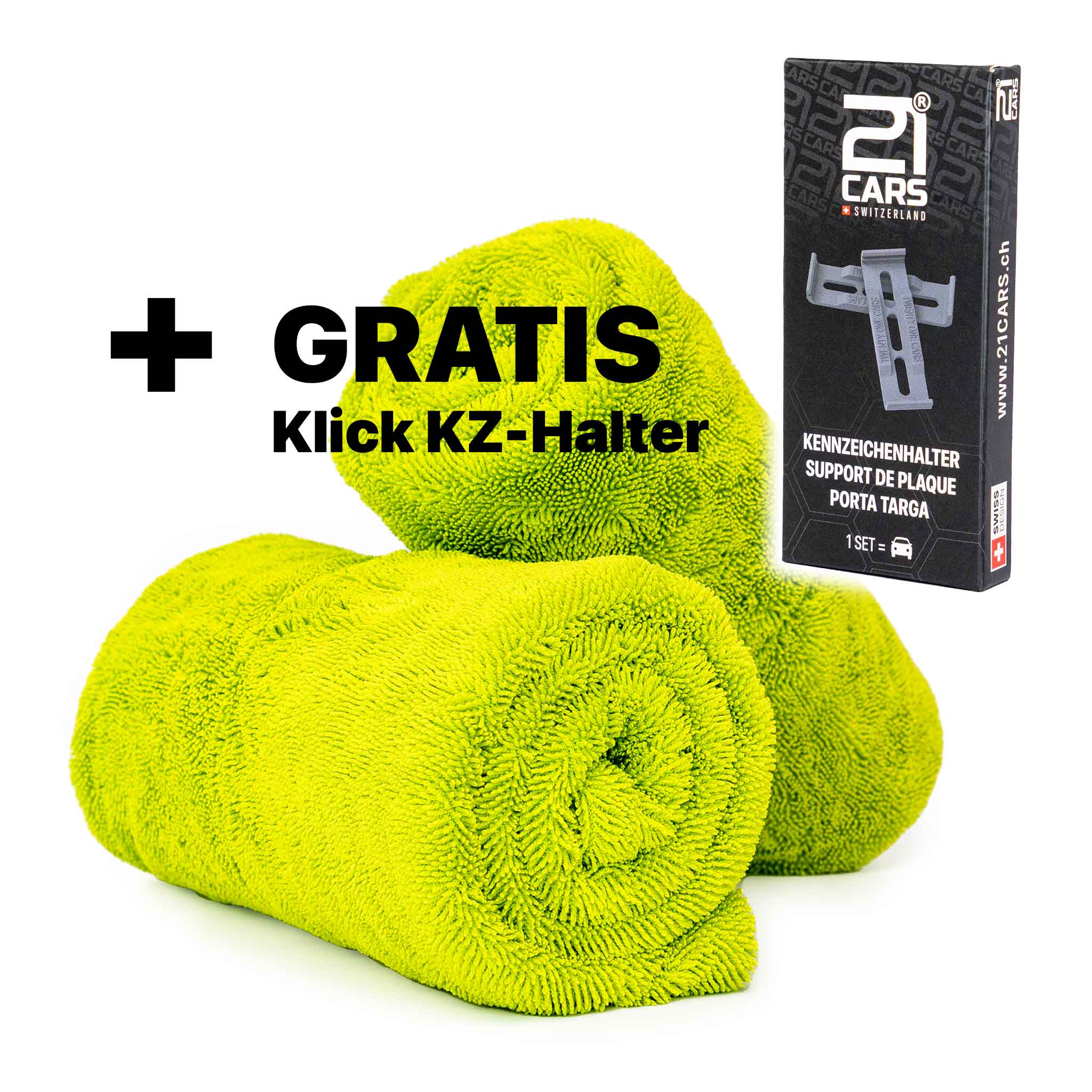 SALE Bundle! Duo XL- Trockentuch + Gratis Kennzeichenhalter