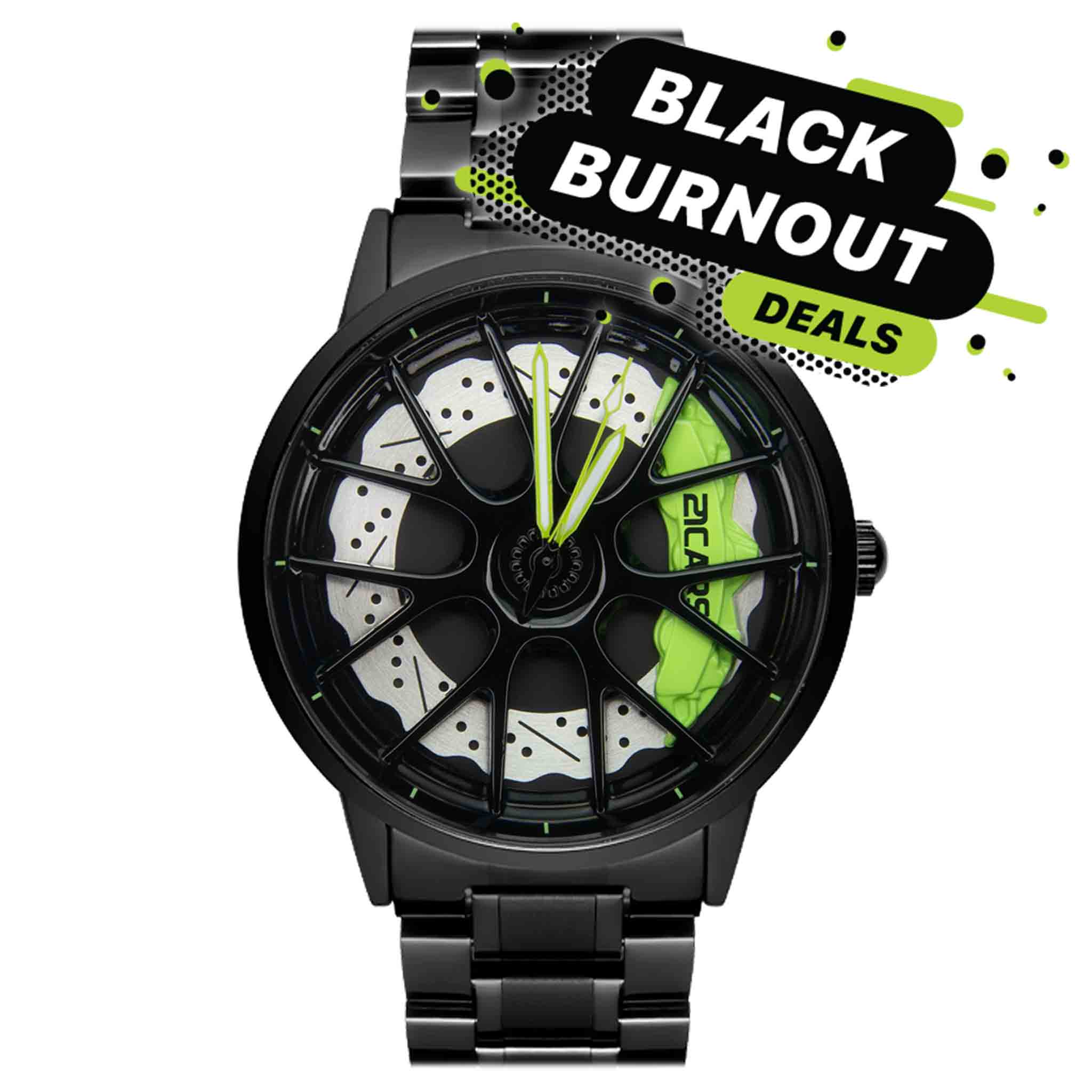 Trackmaster GT3 - Vert - Noir I Anti-Spin