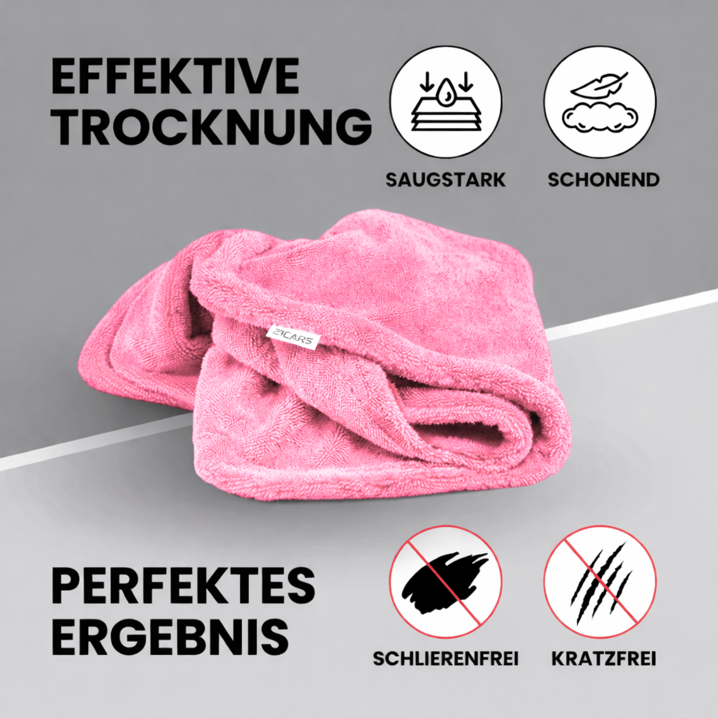 XL Twisted Car Drying Towel | Basic Set