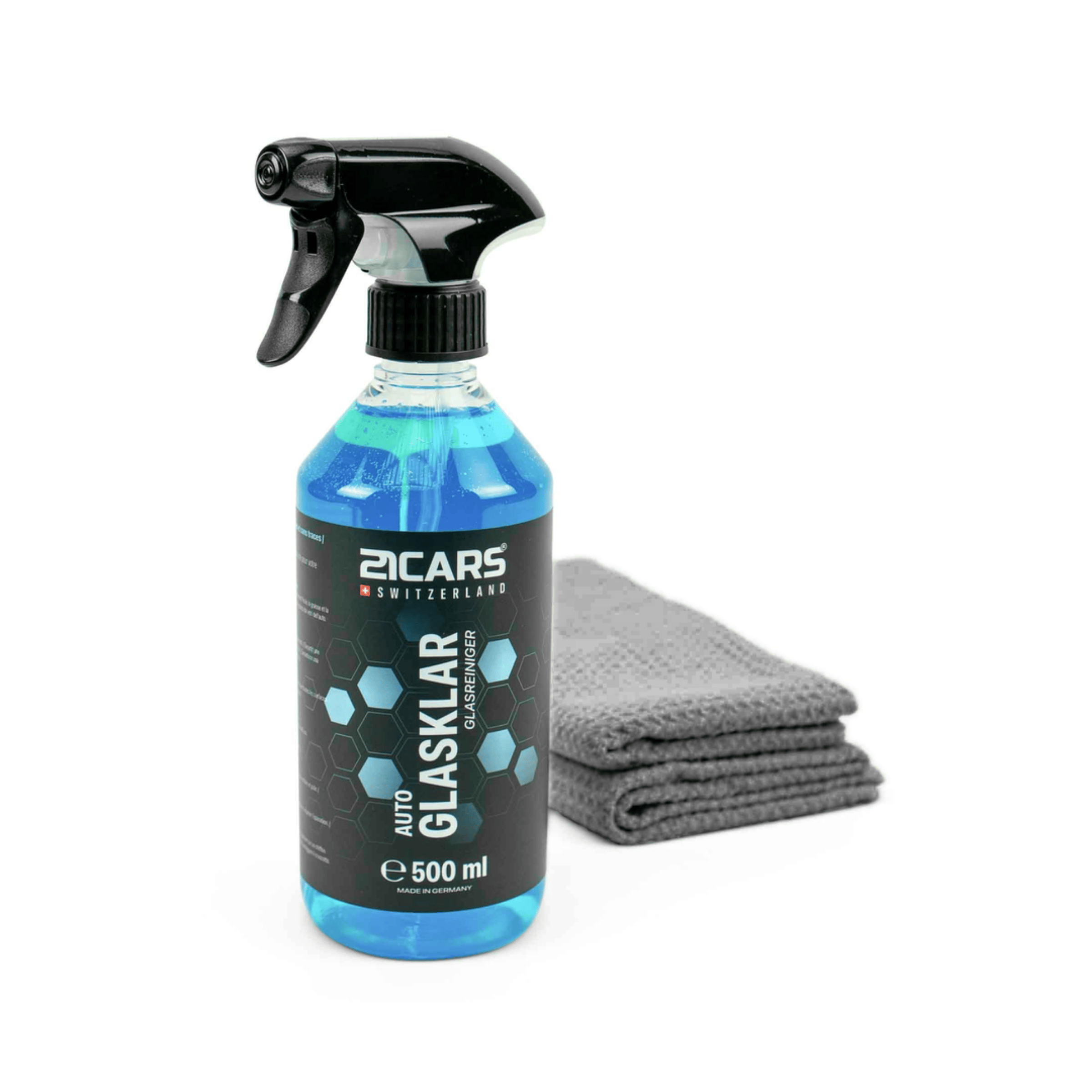 Nettoyant pour vitres 21CARS® limpide | 0,5 litre