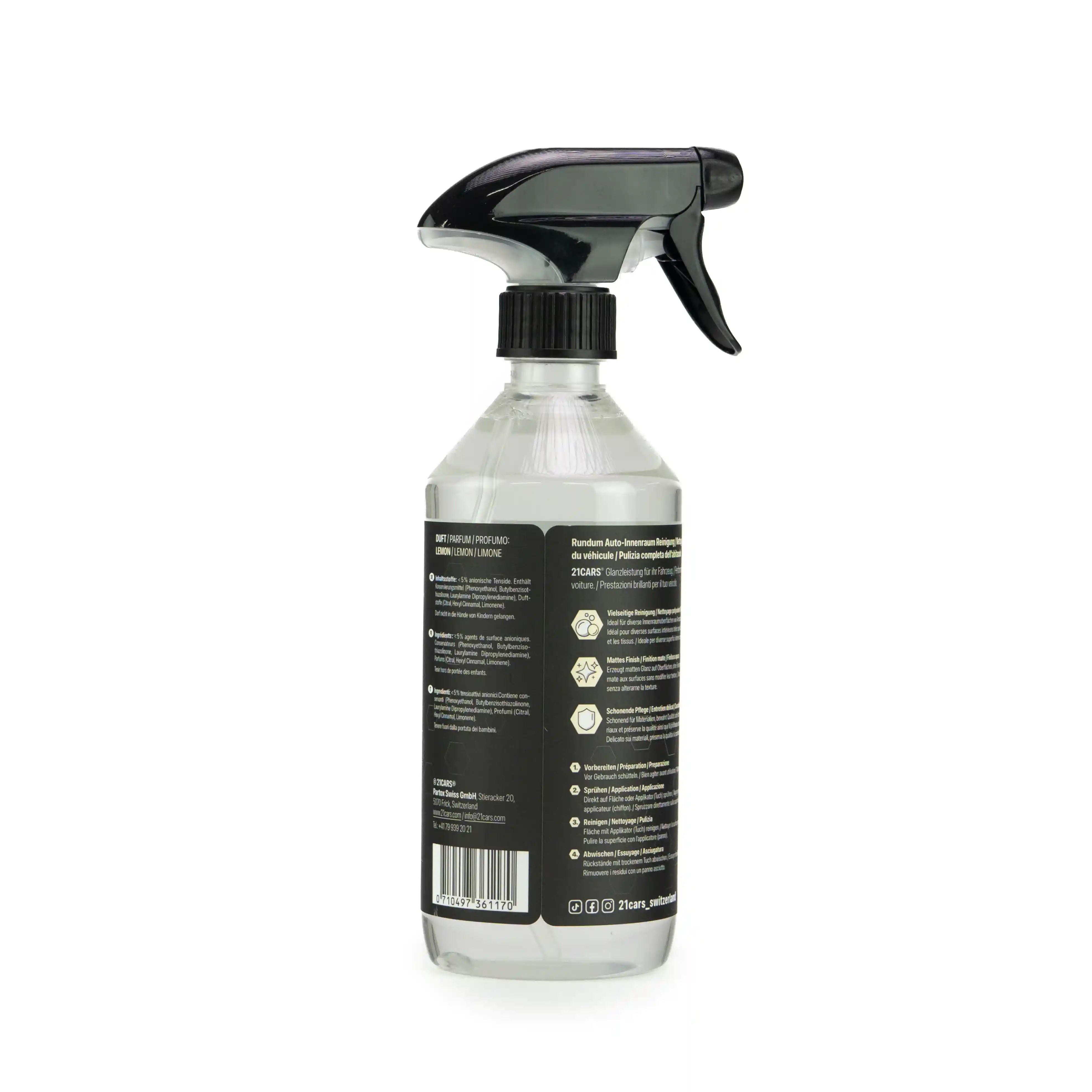 Nettoyant intérieur INSIDE CLEAN | 0,5 litre | Citron vert frais