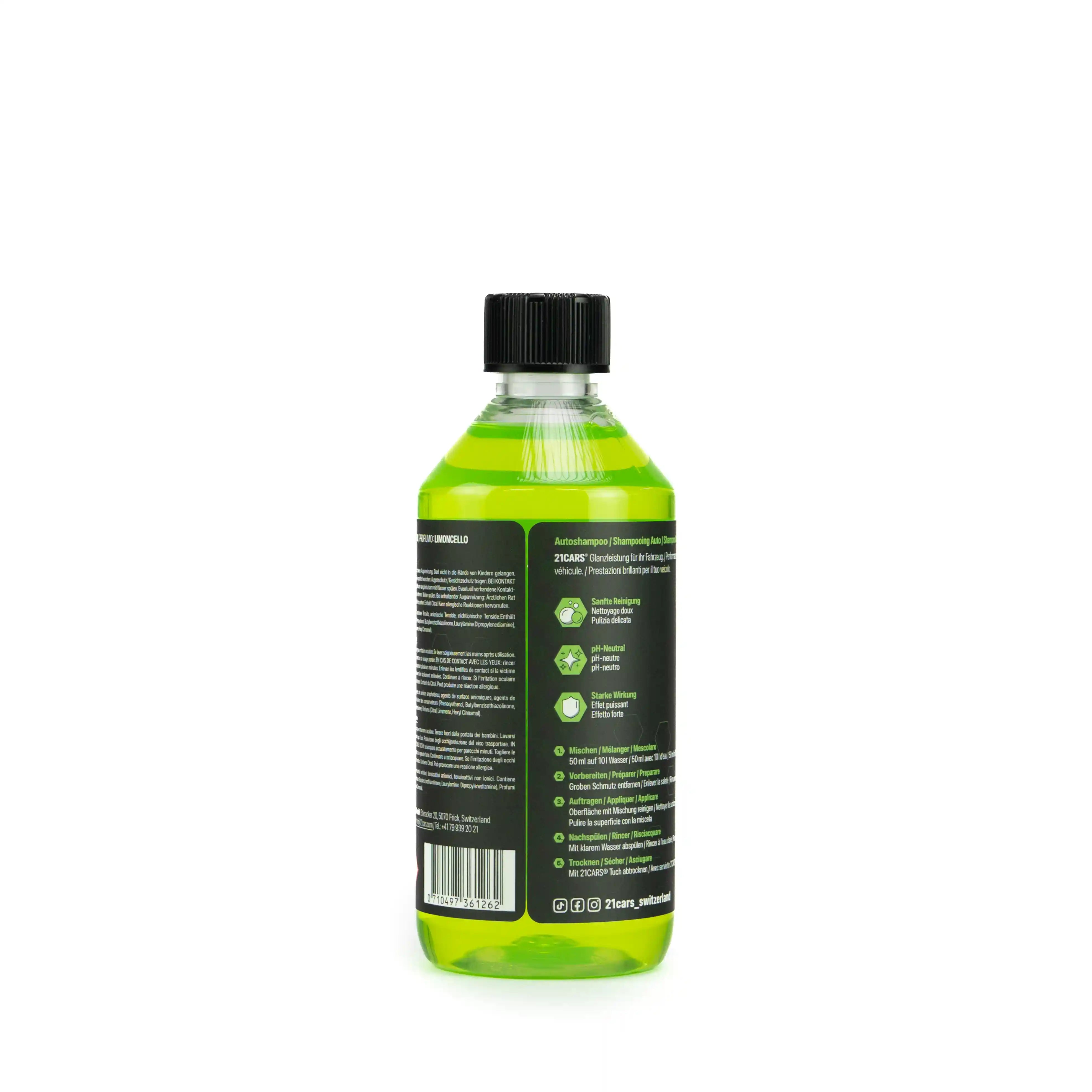 Auto Shampoo Glanzklar Limette | 500ml / 5 Liter