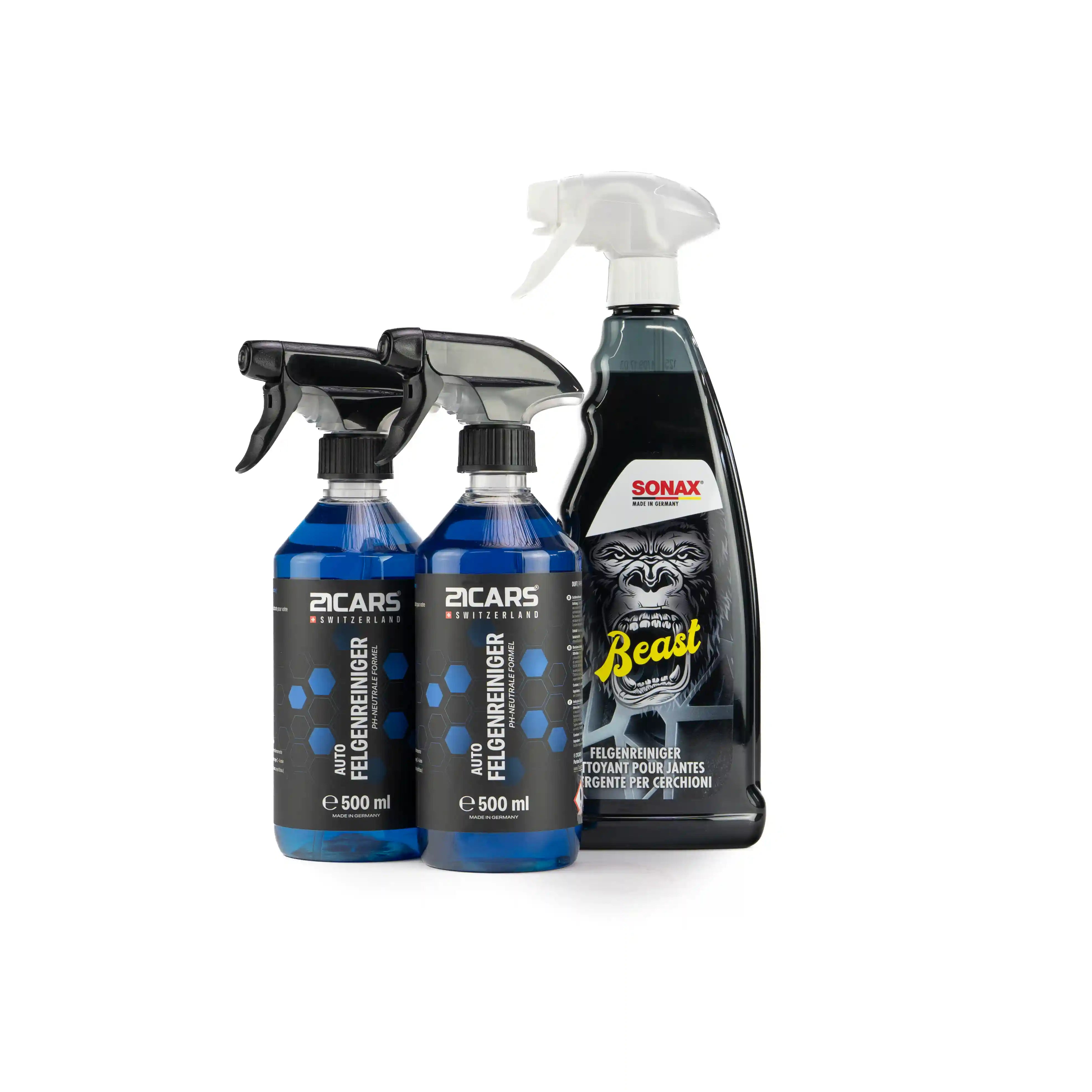 Wheel Cleaning Set Sonax FelgenBeast (5+2L) | 7-Piece