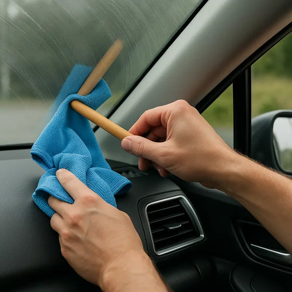 Scheibe innen reinigen 