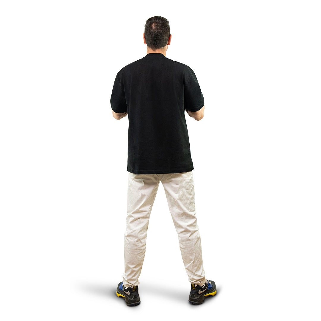 T-shirt oversize noir classique | CL01