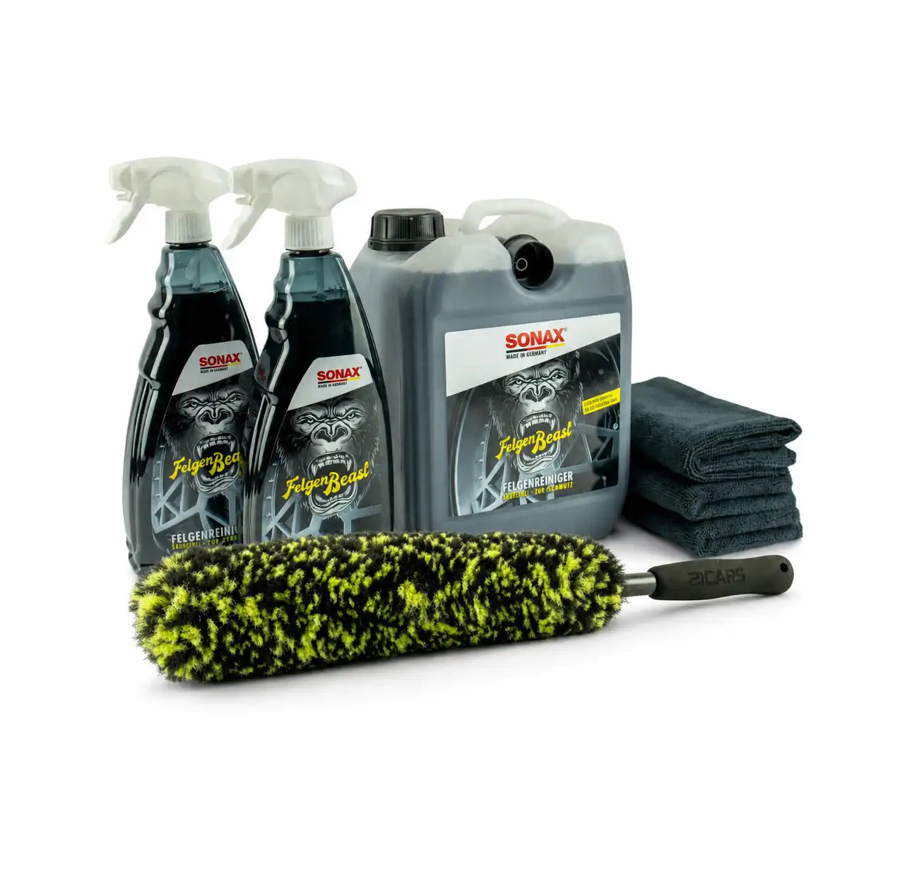 Wheel Cleaning Set Sonax FelgenBeast (5+2L) | 7-Piece