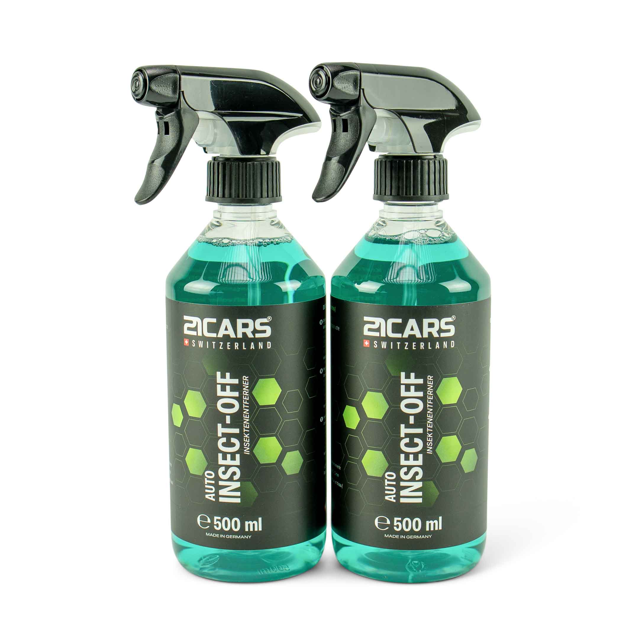 Insektenentferner 0.5 Liter – 2 für 1 Aktion mit kostenlosem Schwamm - 21CARS - 21 - 33 - 008 - 05 - 0710497361149